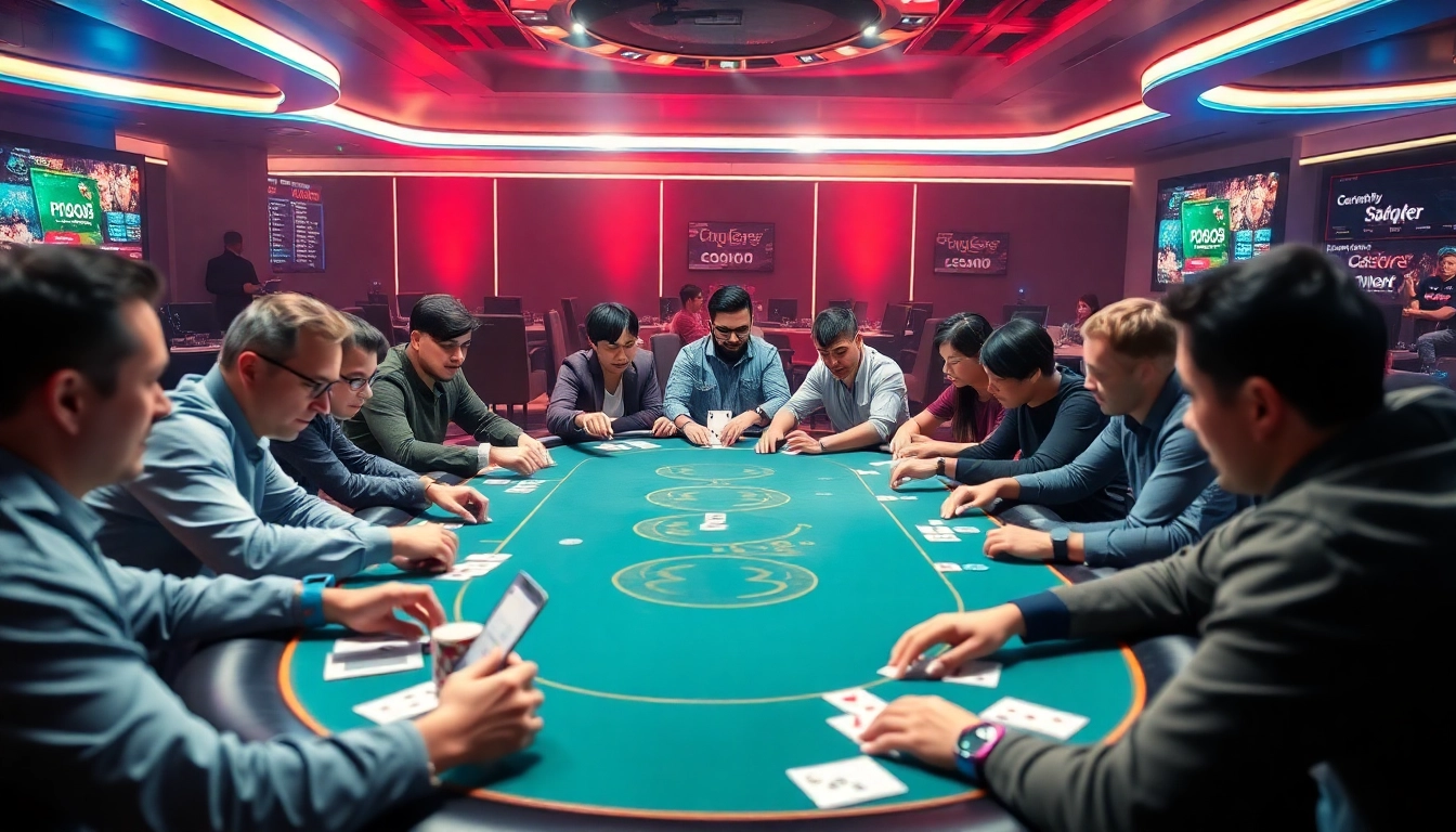 Pokerbros clubs feature extensive player networks with vibrant tables and online poker action scenes.