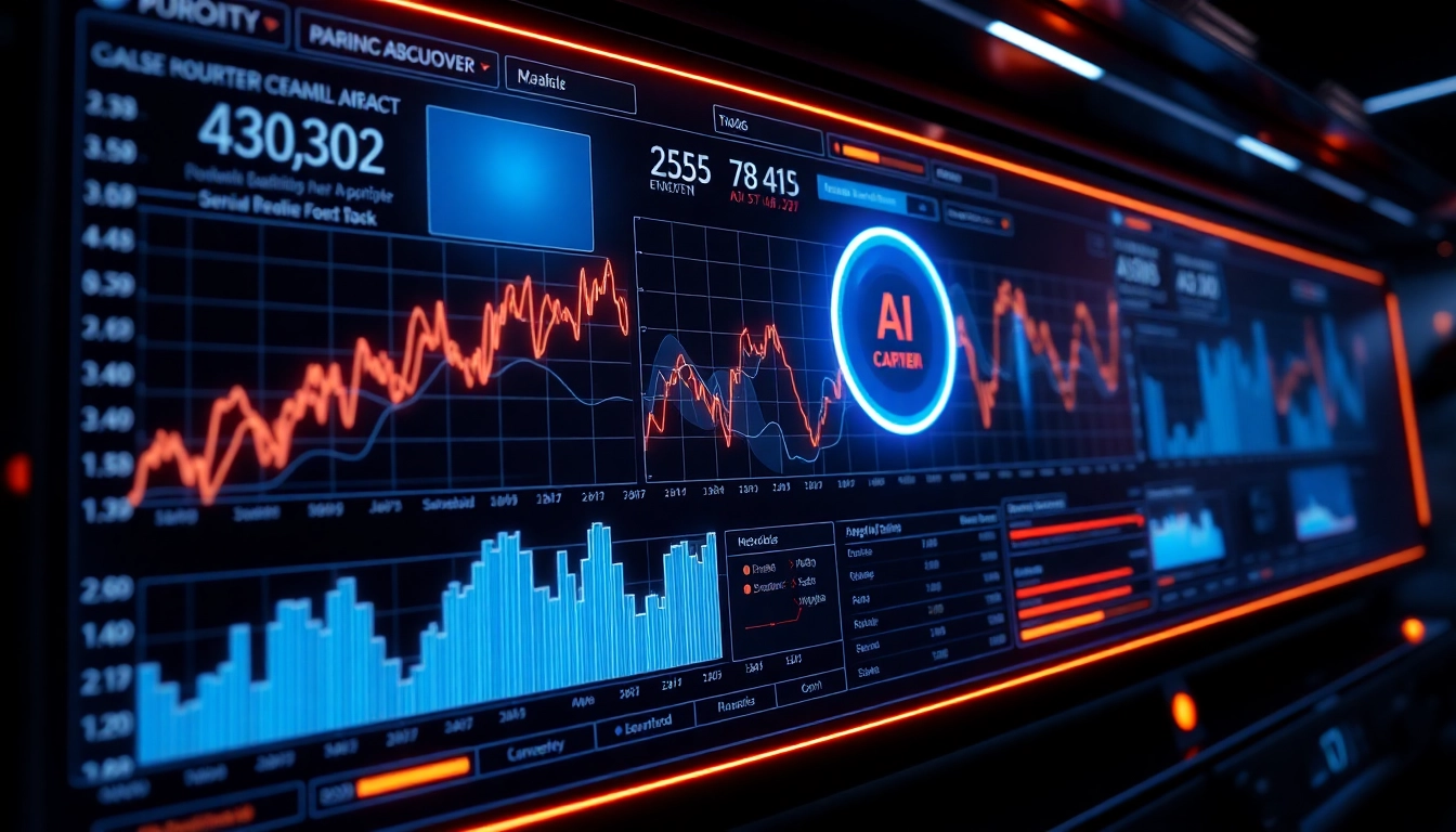 AICoin digital trading dashboard showing real-time market data and AI analysis for investors