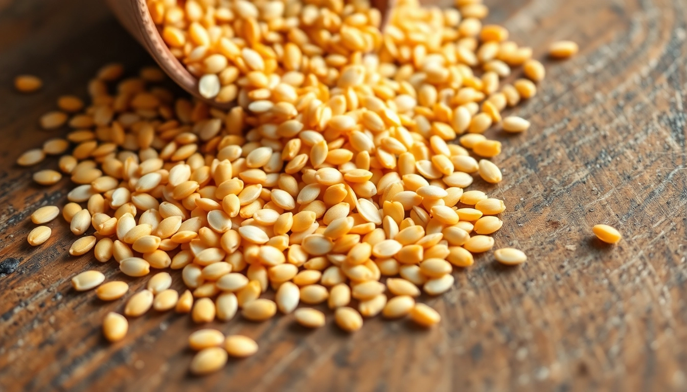 Safflower Seeds in view, highlighting their size, shape, and vibrant color for high-quality